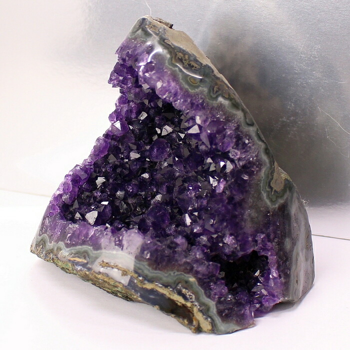 楽天市場】特大 アメジスト クラスター 約10.33キログラム 木製台座