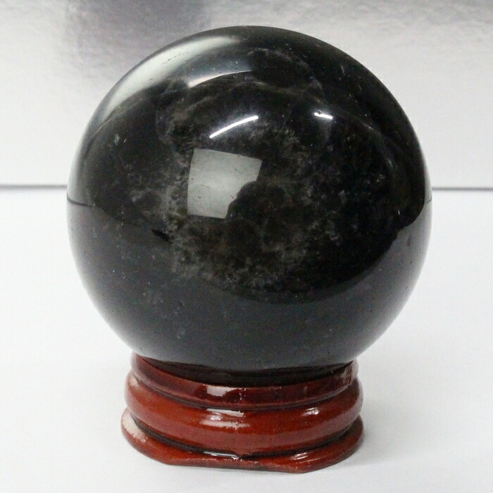【51mm 台座 付き】モリオン 丸玉 魔除け グッズ お守り 浄化 浄化用 黒水晶 モリオン 丸玉 原石 球体 水晶玉 置物 水晶球 モリオン丸玉 メンズ レディース 一点物 パワーストーン モリオン