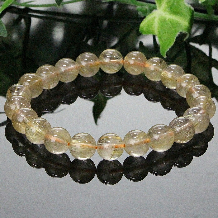 【一級品の輝き 厳選一点物 8mm】ルチルクォーツ ブレスレット 金運 ルチルクォーツ ブレスレット ブレス Bracelet ルチルクォーツブレスレット パワーストーン ブレスレット 天然石 メンズ レディース 人気 ルチルクォーツ