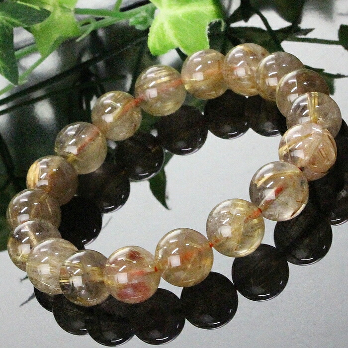 楽天市場】【高品質 一点物 大玉 13mm】ルチルクォーツ ブレスレット