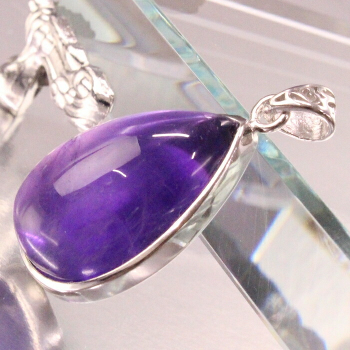 【透明感抜群 一点物】アメジスト ネックレス Amethyst アメジスト ネックレス ペンダントトップ アメジストネックレス パワーストーン ネックレス 天然石 メンズ レディース 人気 アメジスト