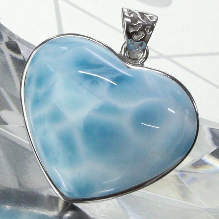 【ドミニカ産 最高品質一級品 一点物現物】ラリマー ペンダント Larimar 曹灰針石 ペクトライト ラリマー ネックレス ペンダントトップ ラリマーペンダント メンズ レディース パワーストーン 人気 おすすめ 天然石 海外直輸入価格 ラリマー