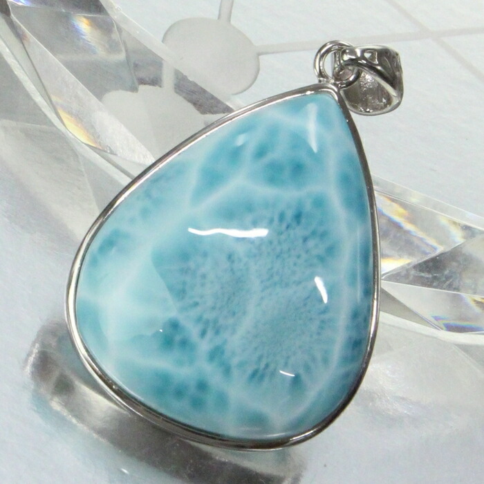 【ドミニカ産 最高品質一級品 一点物現物】ラリマー ペンダント Larimar 曹灰針石 ペクトライト ラリマー ペンダントトップ ネックレス ラリマーペンダント メンズ レディース 一点物 パワーストーン ラリマー