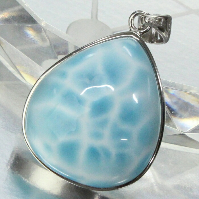【ドミニカ産 最高品質一級品 一点物現物】ラリマー ペンダント Larimar 曹灰針石 ペクトライト ラリマー ペンダントトップ ネックレス ラリマーペンダント 天然石 ペンダント パワーストーン 限定 一点物 ラリマー