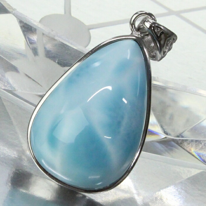 【ドミニカ産 最高品質一級品 一点物現物】ラリマー ネックレス Larimar ラリマー ペンダントトップ ネックレス ラリマーネックレス メンズ レディース 天然石 限定 一点物 ラリマー|パワーストーン 天然石 LuLu House
