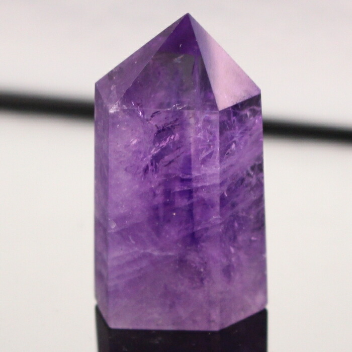 楽天市場】【一点もの】【希少】水入りアメジストエレスチャル 原石