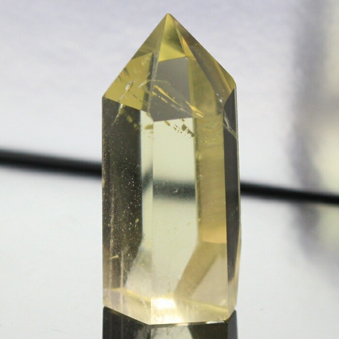 楽天市場】虹入り シトリン ダブルポイント 両剣黄水晶□ブラジル産