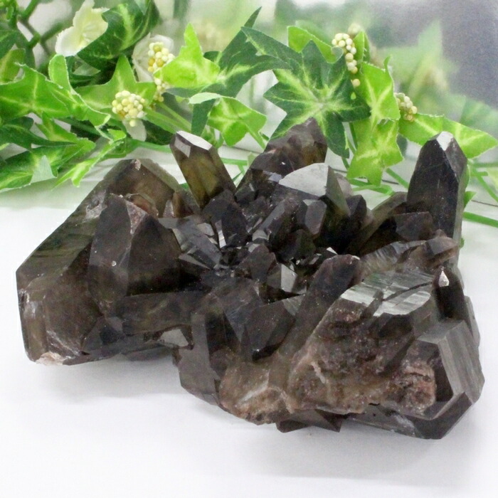 楽天市場】モリオン クラスター 黒水晶 Morion モリオン 原石