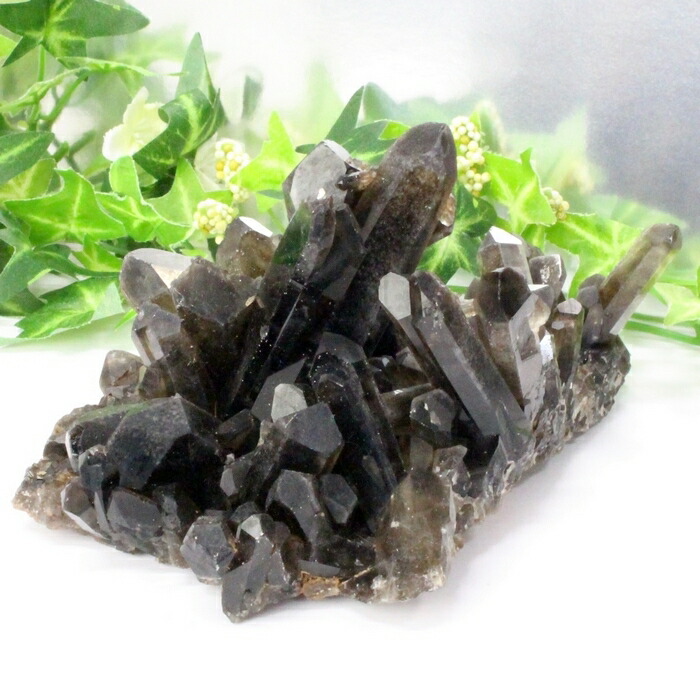 【厳選品質 一点物】モリオン クラスター モリオン 黒水晶 原石 魔除け 邪気払い 厄除け クラスター 置物 モリオンクラスター パワーストーン 置き物 天然石 メンズ レディース 人気 モリオン|パワーストーン 天然石 LuLu House