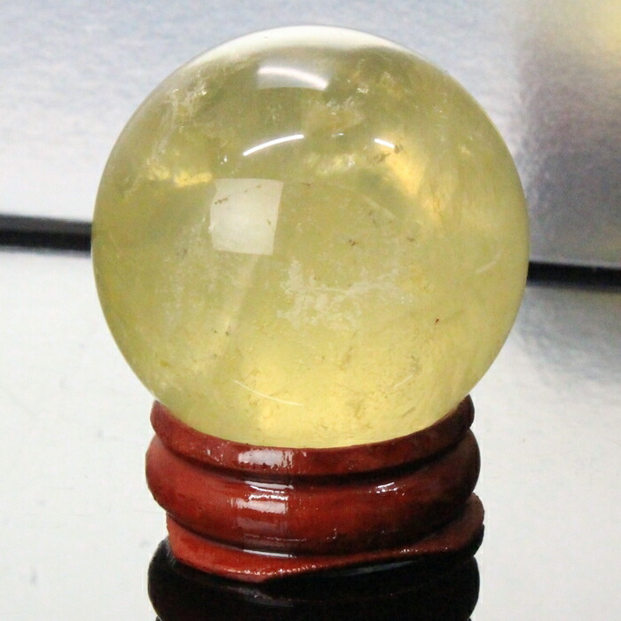 楽天市場】【高品質厳選一点物 34mm】シトリン 丸玉 お金 お金持ち 金