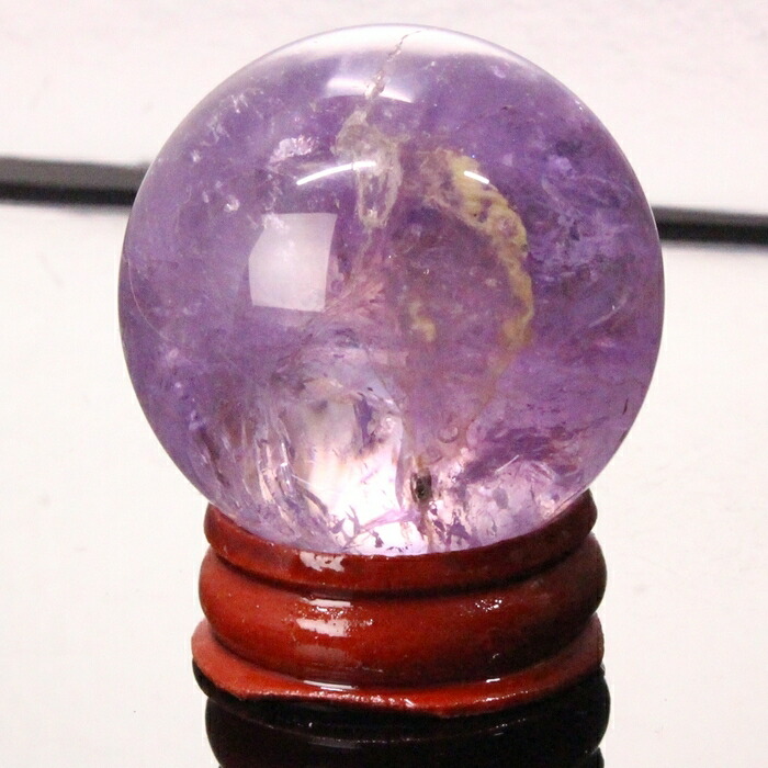 【38mm】アメトリン 丸玉 アメジスト シトリン アメトリン 原石 水晶玉 【台座 台付き】丸玉 アメトリン丸玉 メンズ レディース 一点物 パワーストーン アメトリン