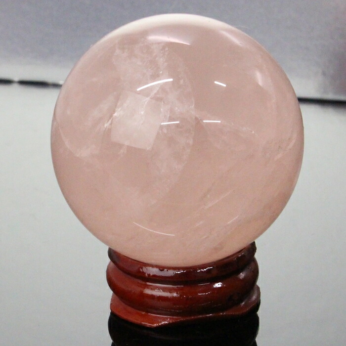 【高品質厳選一点物 47mm】ローズクォーツ 丸玉 紅水晶 ローズクォーツ 原石 球体 丸玉 水晶玉 ローズクォーツ丸玉 メンズ レディース パワーストーン 人気 おすすめ 天然石 海外直輸入価格 ローズクォーツ