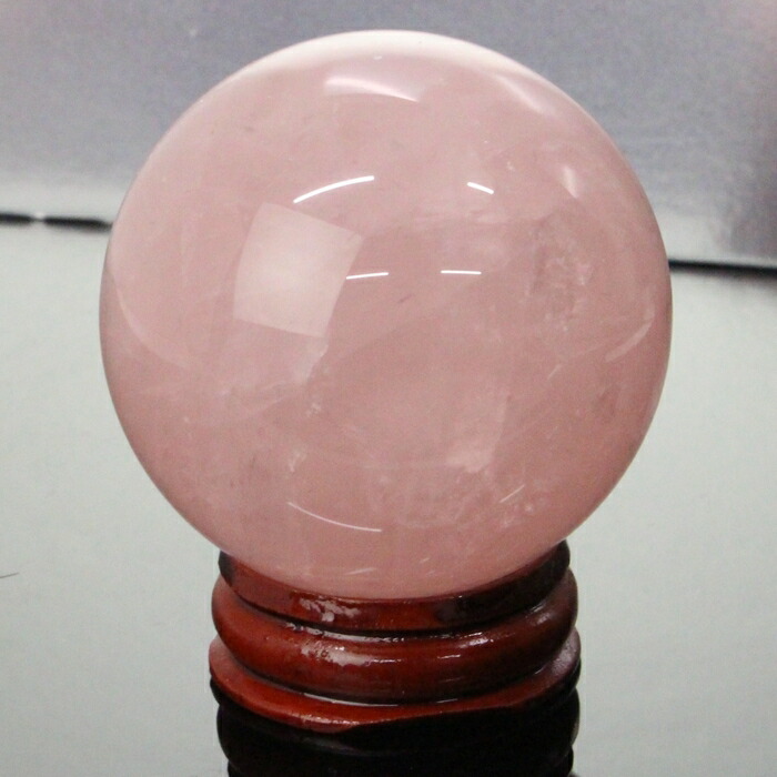 【厳選品質 一点物 51mm】ローズクォーツ 丸玉 紅水晶 ローズクォーツ 原石 置物 大玉 丸玉 水晶玉 球 玉 ローズクォーツ丸玉 天然石 原石 パワーストーン 限定 一点物 ローズクォーツ|パワーストーン 天然石 LuLu House