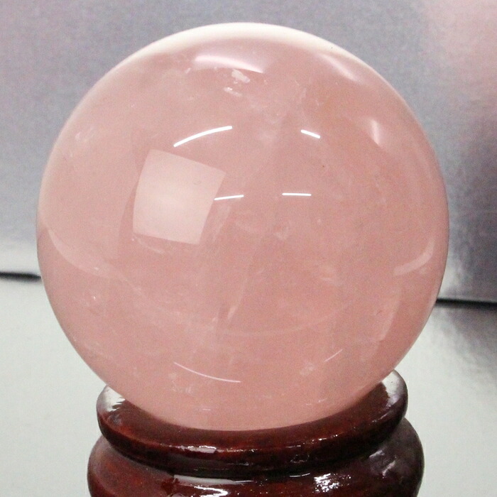 【一級品の輝き 厳選一点物 55mm】ローズクォーツ 丸玉 紅水晶 ピンク ローズクォーツ 原石 置物 大玉 丸玉 水晶玉 球 玉 ローズクォーツ丸玉 海外直輸入価格 LuLu House（ルルハウス るるはうす） ローズクォーツ｜パワーストーン 天然石 LuLu House