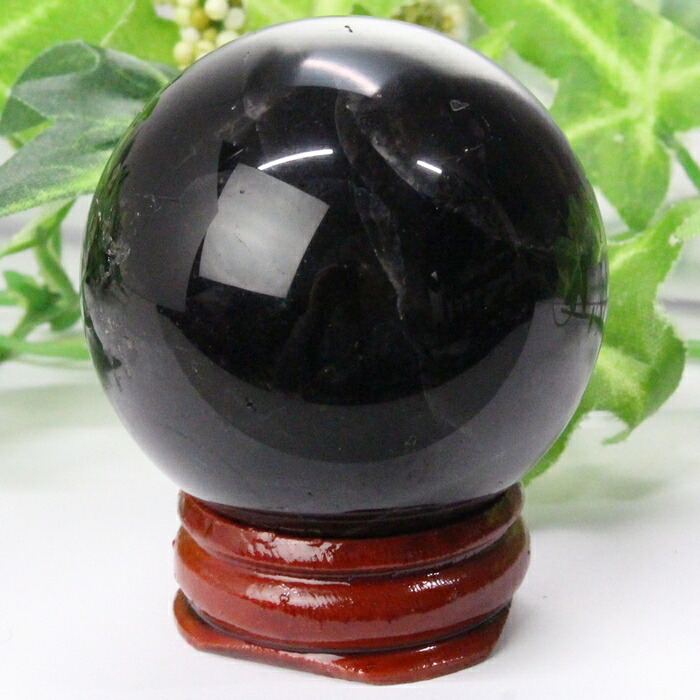 【一級品の輝き 厳選一点物 42mm】モリオン 丸玉 モリオン Morion 黒水晶 原石 魔除け 邪気払い 厄除け クラスター 置物 原石 石 インテリア 浄化 モリオン丸玉 メンズ レディース 一点物アイテム 天然石 モリオン