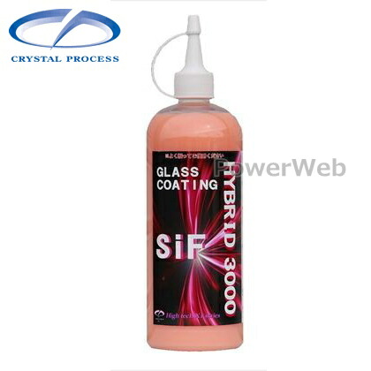 B02050 CRYSTAL PROCESS SiFハイブリッド3000 ガラスコーティング剤 500ml
