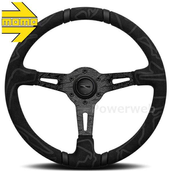 momo(モモ)ウルトラブラック ステアリング350mm U-01 限定版 hkbsports_u-04
