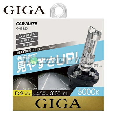 楽天市場】[GXB260N] GIGA / DUALX2 デュアルクス2 6000K D2R/S