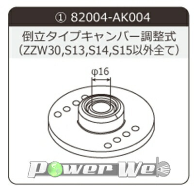 楽天市場】[82004-AK024] HKS 車高調パーツ 倒立ゴムアッパー