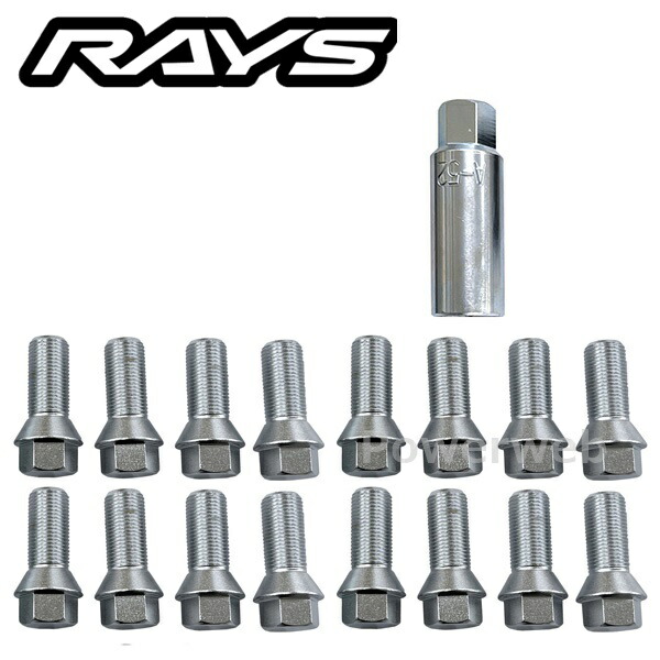 楽天市場】RAYS No,4 ボルト&アダプターセット M14×P1.5 17HEX 首下