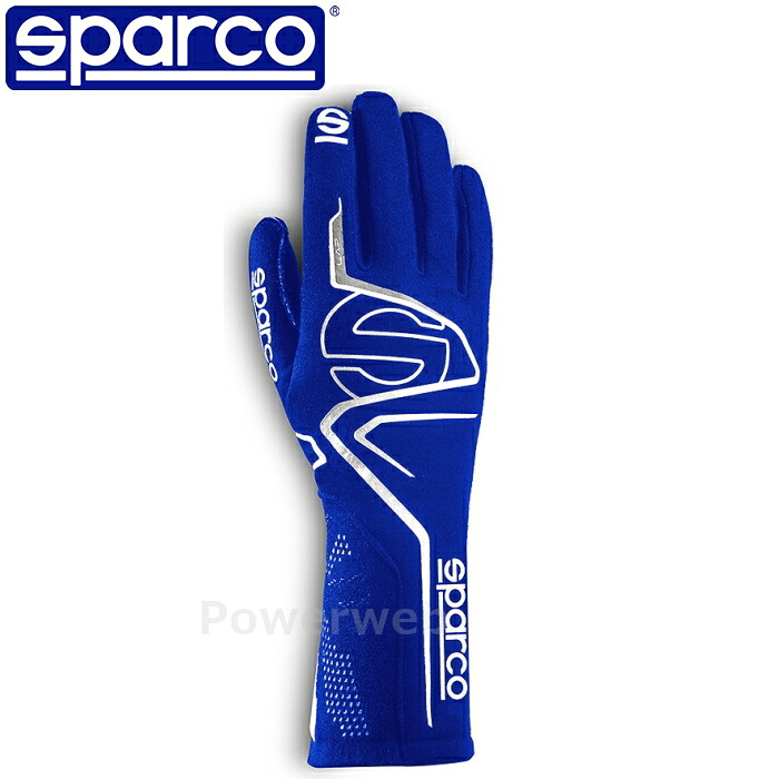 SPARCO LAP (ラップ) レーシンググローブ 00131611BXBI ブルー(BXBI) L(11) 認証：FIA 8856-2018 スパルコ