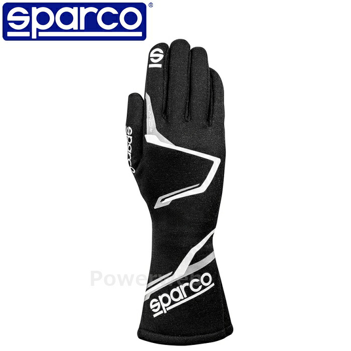 SPARCO LAND+ (ランド プラス) レーシンググローブ 00136713NR ブラック(NR) XXL(13) 認証：FIA 8856-2018 スパルコ