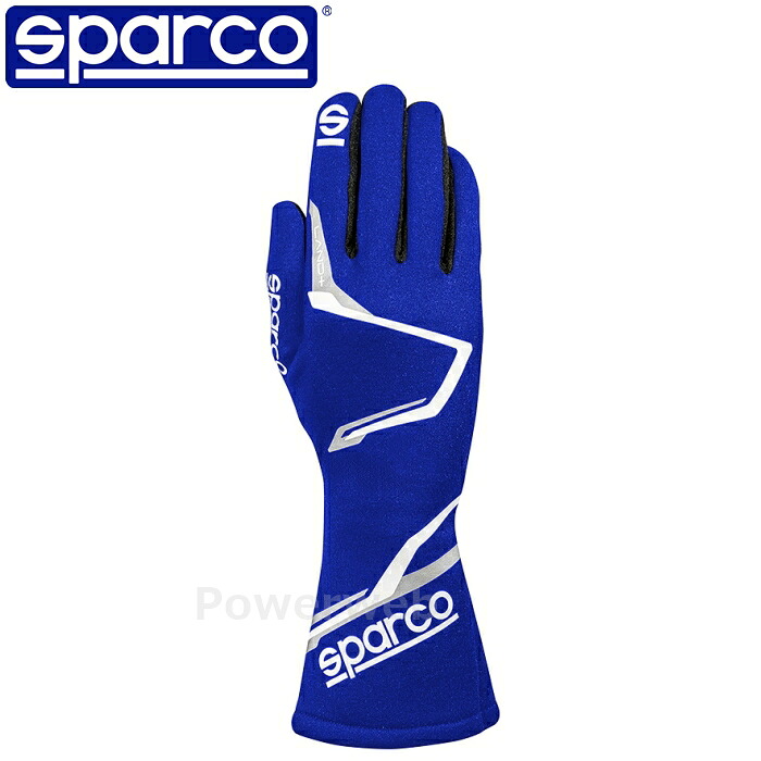 SPARCO LAND+ (ランド プラス) レーシンググローブ 00136710EB ブルー(EB) M(10) 認証：FIA 8856-2018 スパルコ