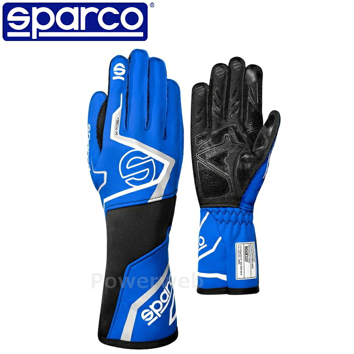 SPARCO K-TIDE+ (Kタイド プラス) レーシングカートグローブ BKG0002B0B20013 ブルー(B20) XXL(13) 認証：FIA 8877-2022 スパルコ