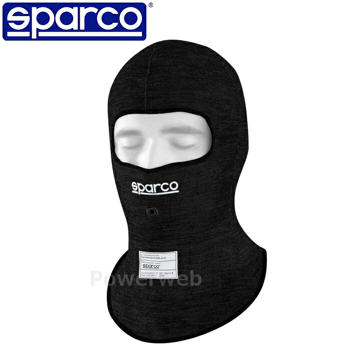 SPARCO RW10 SHIELD PRO BALACLAVA (シールドプロ バラクラバ) フェイスマスク 001407NR ブラック(NR) 認証：FIA 8856-2018 スパルコ 14,322円