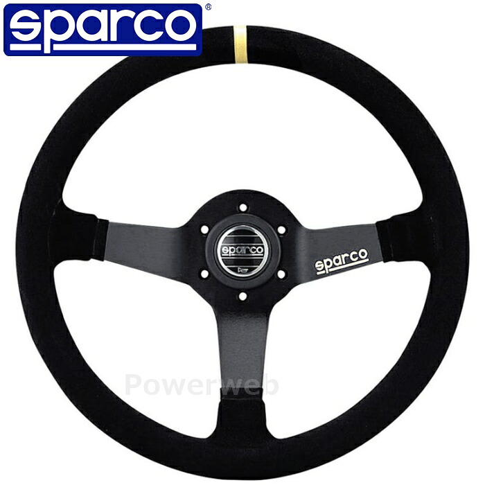 SPARCO R345 SUEDE ステアリング 015R345MSN スエード 350mm スパルコ｜パワーウェブ２号店