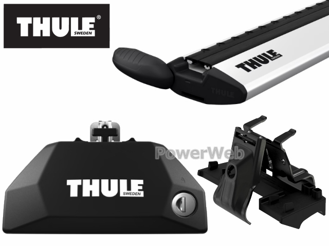 7106 7112 6058 Thule ルノー キャプチャー ダイレクトルーフレール付車 21 ベースキャリアセット 1台分 優れた品質