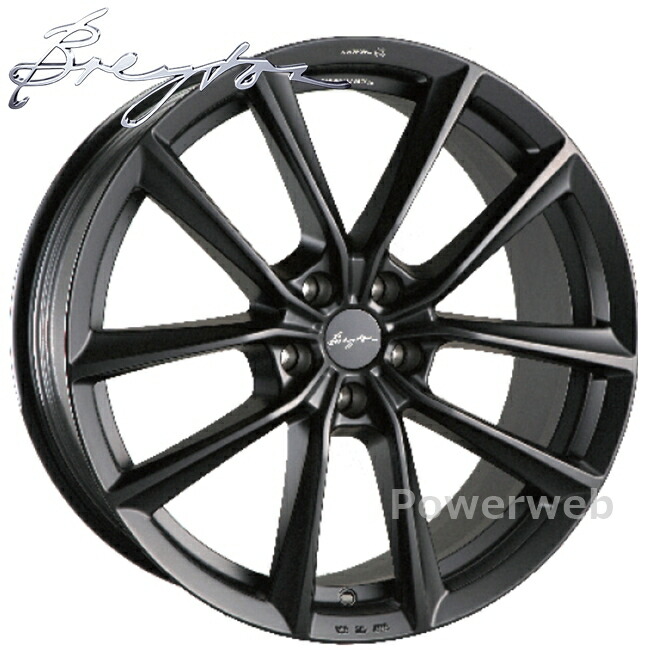 [ホイールのみ単品4本セット] Breyton BR-1 21インチ&times;9.5J PCD：112 穴数：5 インセット：36 マットブラック BR19521536112MB ブレイトン ビーアール ワン 阿部商会｜パワーウェブ２号店