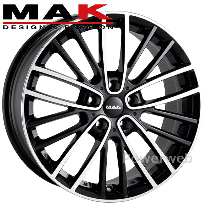 [ホイールのみ単品4本セット] MAK CHELSE 17インチ&times;7.0J PCD：112 穴数：5 インセット：50 ブラックミラー CHE7017550112BM マック チェルシー 阿部商会｜パワーウェブ２号店