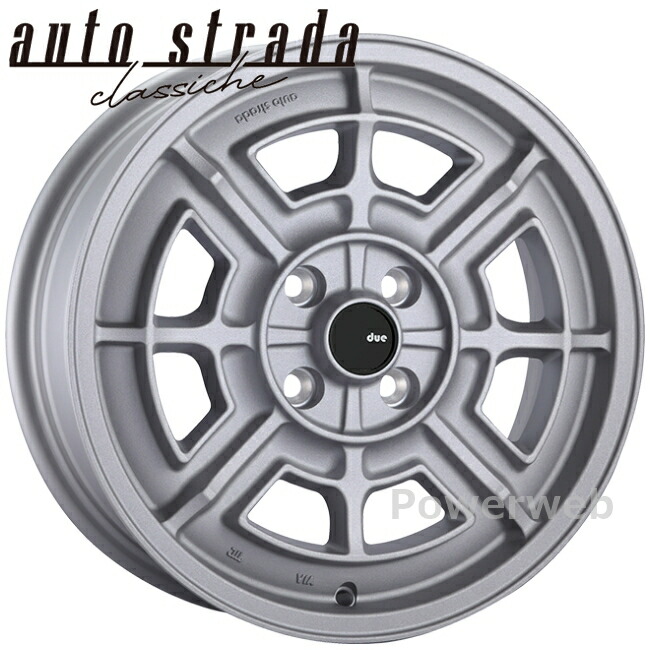 [ホイールのみ単品4本セット] AUTO STRADA DUE 15インチ×6.0J PCD：98 穴数：4 インセット：33 サンドシルバー ACD6015433098SS アウトストラーダ デュエ 阿部商会