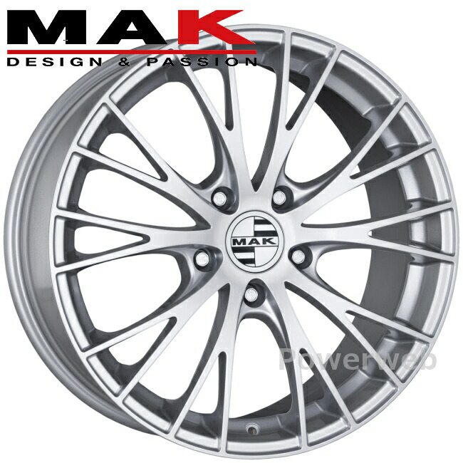 [ホイールのみ単品4本セット] MAK RENNEN 20インチ&times;8.5J PCD：130 穴数：5 インセット：51 シルバー RN8520551130S マック レネン 阿部商会｜パワーウェブ２号店