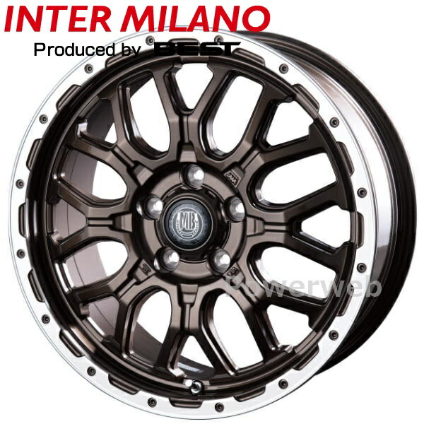 [ホイールのみ単品4本セット] MUD BAHN XR-800M 16インチ&times;6.5J PCD：139.7 穴数：6 インセット：38 グロスブロンズリムポリッシュ (GBR/RP)｜パワーウェブ２号店