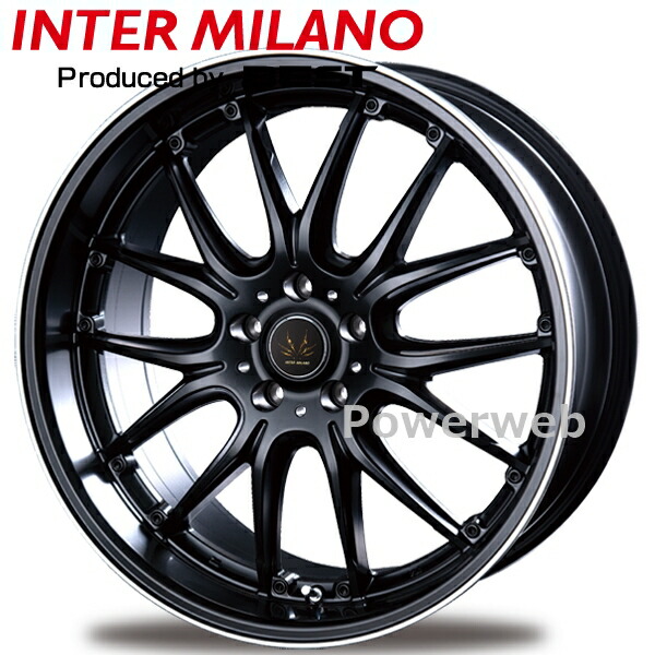 [ホイールのみ単品4本セット] VOLTEC HYPER MS-RE 20インチ×9.0J PCD：114.3 穴数：5 インセット：35 ブラック/リムフランジポリッシュ (BK/FP) BEST