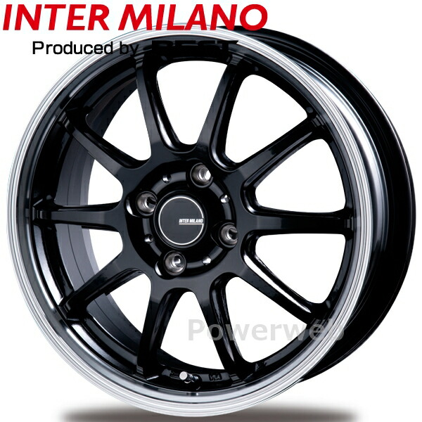 [ホイール1本(単品)] INFINITY F10 軽量モデル 17インチ×7.0J PCD:100 穴数:4 インセット:42 ブラック/リムポリッシュ (BK/RP) BEST (インフィニティ F10)