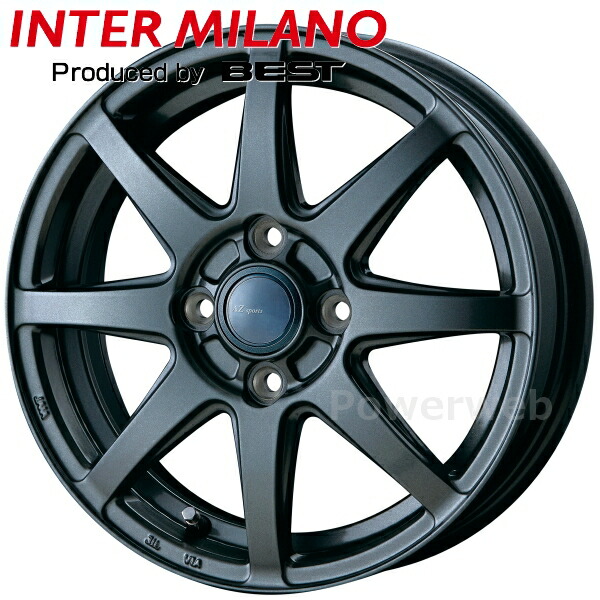 [ホイール1本(単品)] AZ SPORTS LX-8 13インチ×4.00B PCD：100 穴数：4 インセット：43 ダークグレーメタリック (DGM) BEST/ベスト エーゼットスポーツ LX8