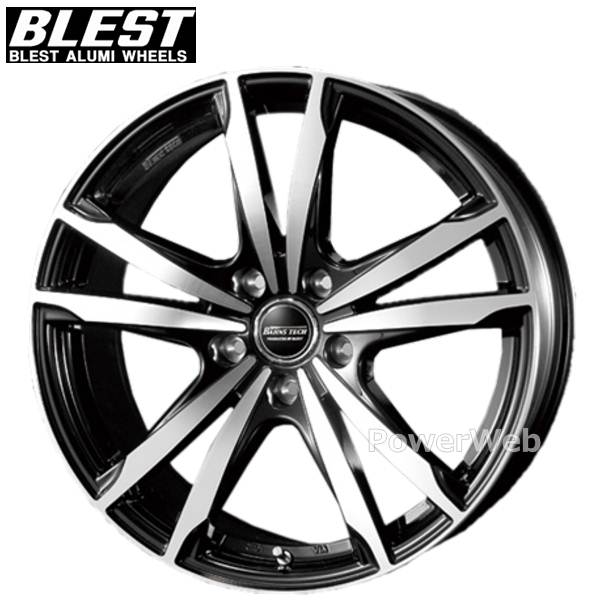 [ホイール1本(単品)] BLEST / BAHNS TECH JIZELIS FVP (BKP) 17インチ×7.0J PCD：100 穴数：5 インセット：50