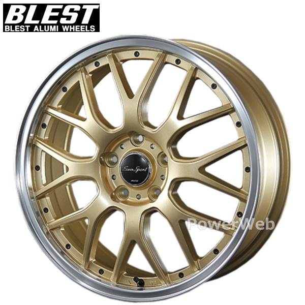 [ホイール1本(単品)] BLEST / EuroSport Type 815 (SGG) 17インチ×7.0J PCD：100 穴数：5 インセット：48