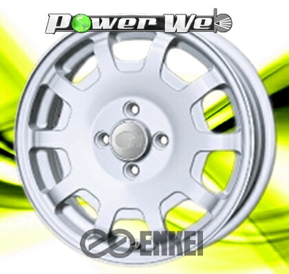 [ホイール1本(単品)] ENKEI / all four KCR (PWH) 15インチ&times;5.0J PCD：100 穴数：4 インセット：45｜パワーウェブ２号店