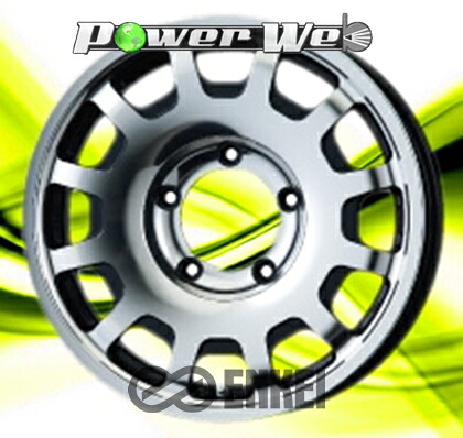 [ホイールのみ単品4本セット] ENKEI / all four (MBK) 16インチ×5.5J PCD：139.7 穴数：5 インセット：20