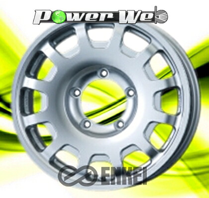 [ホイールのみ単品4本セット] ENKEI / all four (SSL) 16インチ×5.5J PCD：139.7 穴数：5 インセット：20