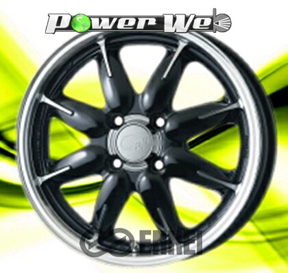 [ホイールのみ単品4本セット] ENKEI / all one (MBK) 15インチ×5.0J PCD：100 穴数：4 インセット：45