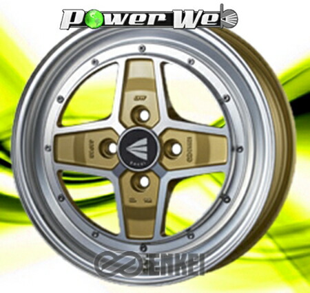 [ホイールのみ単品4本セット] ENKEI / APACHE 2 (MCGL) 15インチ×5.0J PCD：100 穴数：4 インセット：45