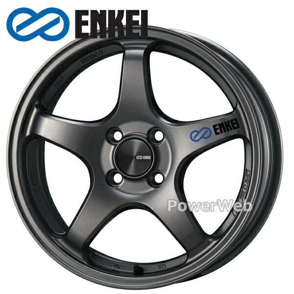 [ホイールのみ単品4本セット] ENKEI/エンケイ PF05 16インチ&times;7.0J PCD：100 穴数：4 インセット：45 ダークシルバー (DS)｜パワーウェブ２号店