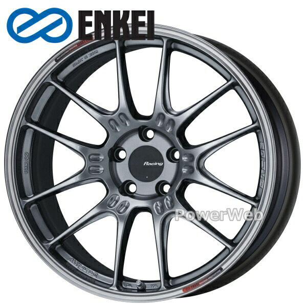 [ホイールのみ単品4本セット] ENKEI/エンケイ GTC02 18インチ&times;9.5J PCD：120 穴数：5 インセット：45 ハイパーシルバー (HS)｜パワーウェブ２号店