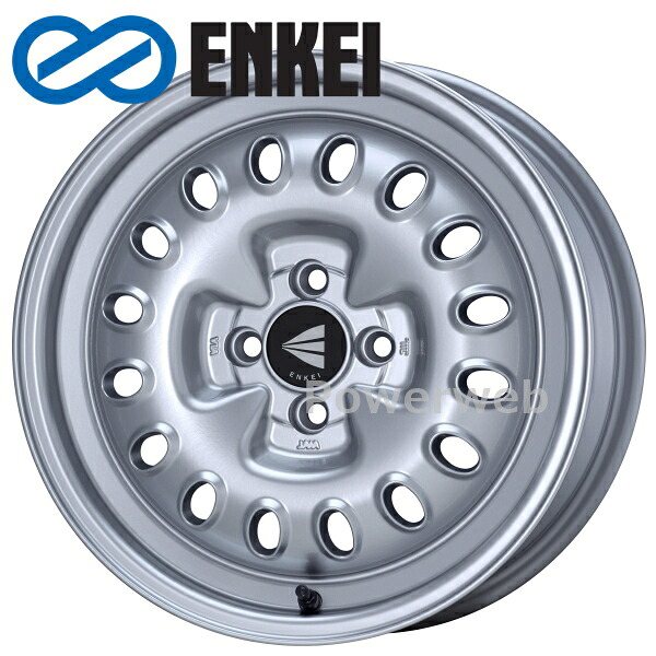 [ホイールのみ単品4本セット] ENKEI/エンケイ AlVita 16インチ&times;7.0J PCD：100 穴数：4 インセット：38 スパークルシルバー (SS)｜パワーウェブ２号店