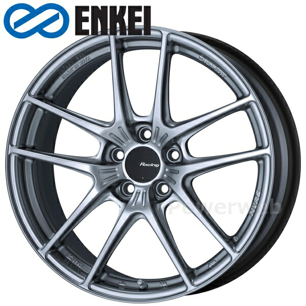 [ホイールのみ単品4本セット] ENKEI/エンケイ NVR5 19インチ&times;8.5J PCD：114.3 穴数：5 インセット：34 ソニック シルバー (SS)｜パワーウェブ２号店